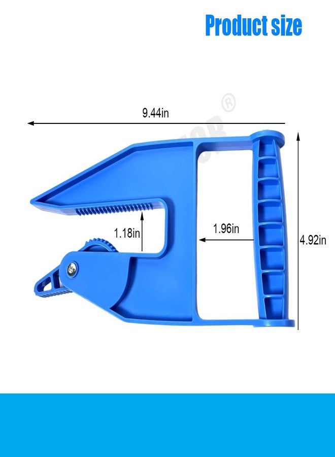 FUZIDDN Pair of Mat Movers Tool - Ergonomic Rubber Mat Grippers for Gym/Horse/Stall Mats | Stainless Steel Anti-Slip Design & IP67 Waterproof | Saves 70% Time vs Manual Handling - Image 4